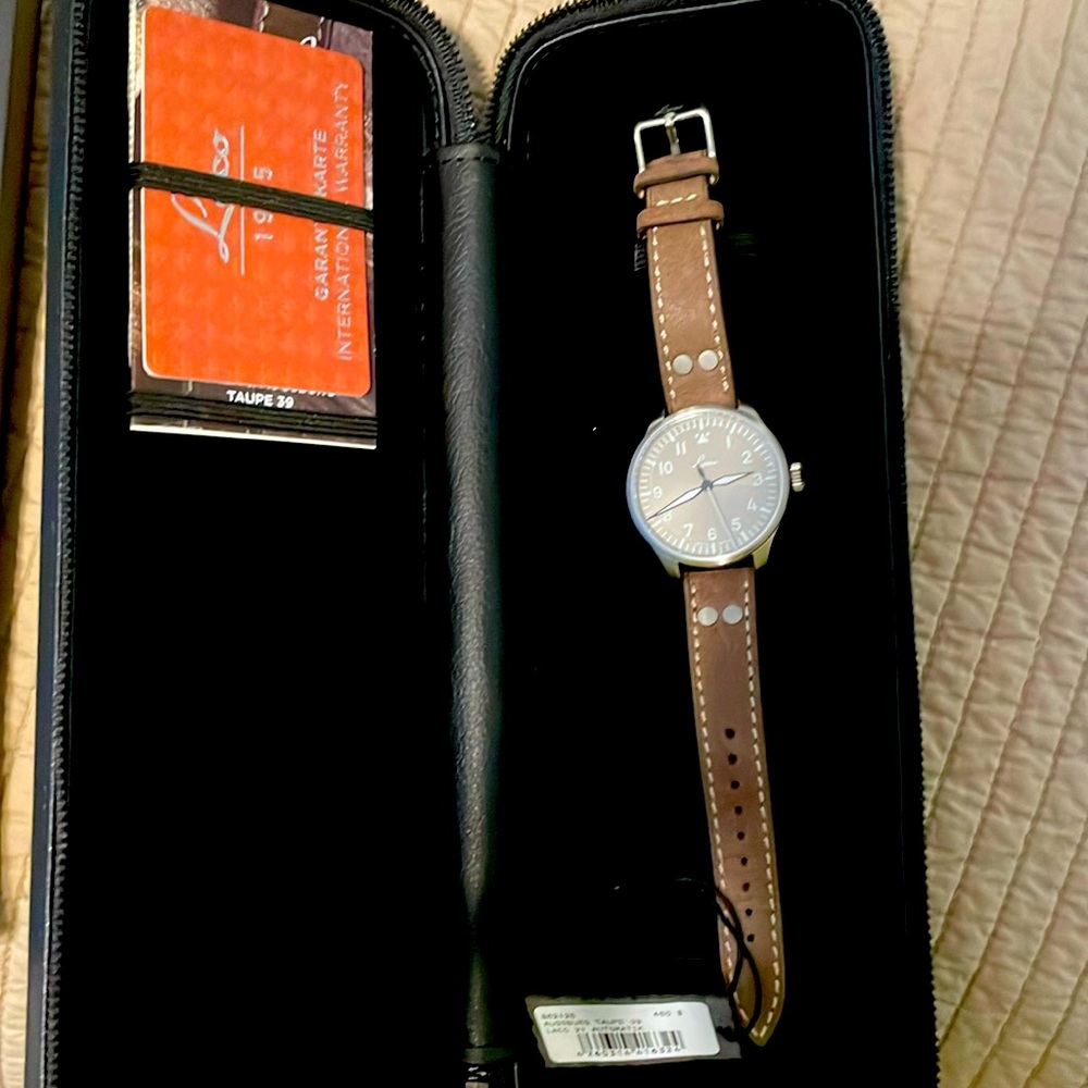 Laco Augsburg Taupe 39 watch